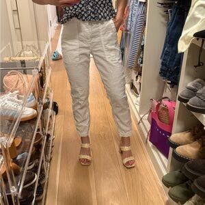Frank & Eileen Women's White Utility Jogger Pants Size 0